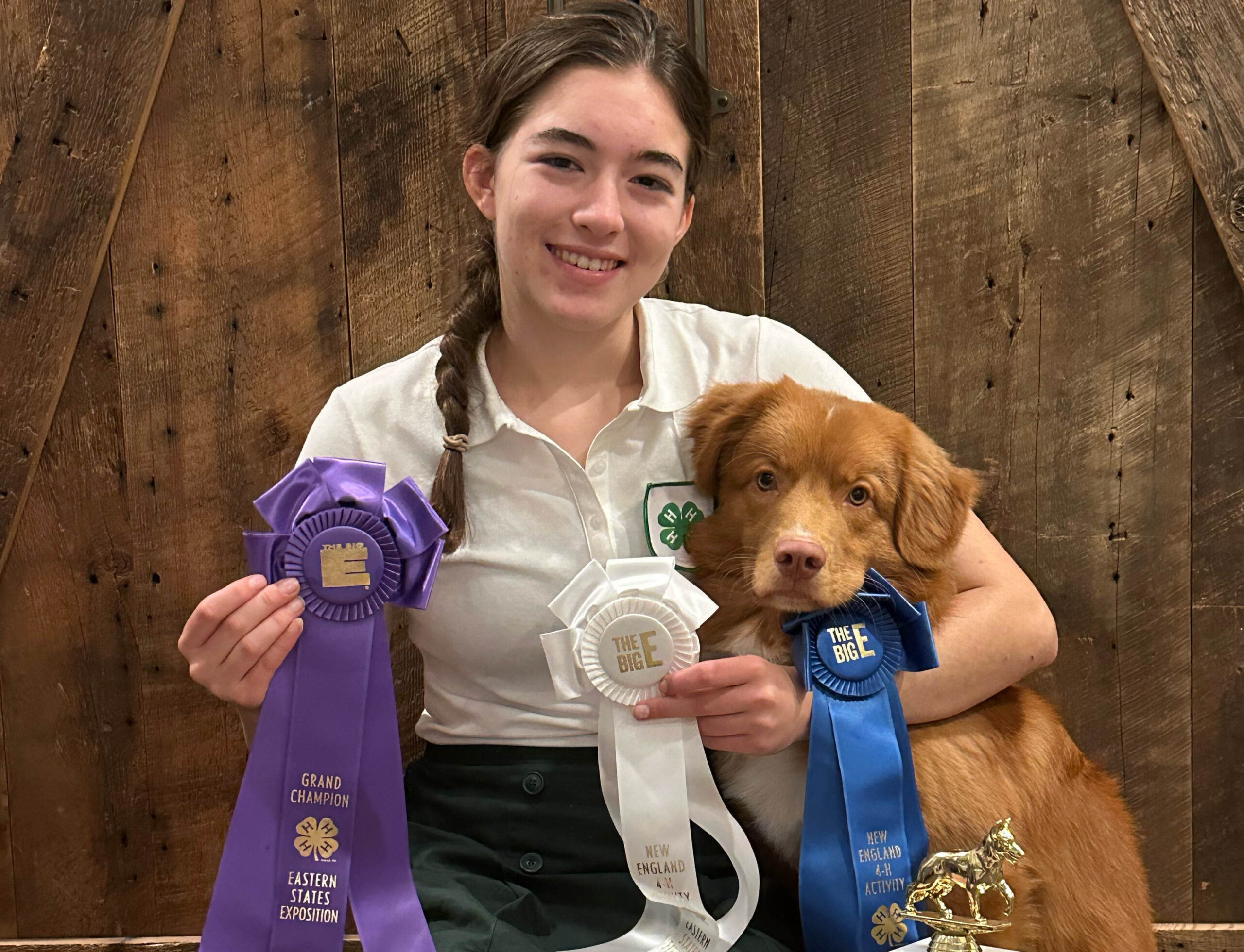 Derryfield Sophomore Credits Ambition, Doggedness, and Optimism for her 4-H Dog Program Success