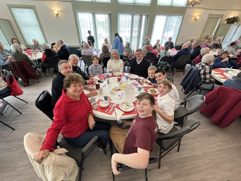 Sixth Grade Students Prepare Senior Lunch