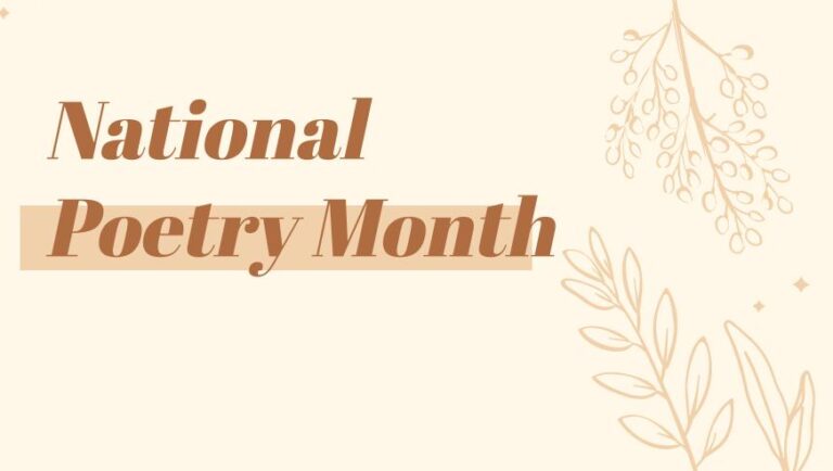 Celebrating National Poetry Month